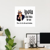 YOU Did This to Us Poster (Heimbüro)