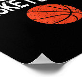 You Don't E Me I Coach Girls Basketball Gift Tee Poster (Ecke)