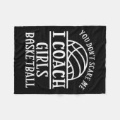 You Don't E Me I Coach Girls Basketball Long Sleev Fleecedecke (Vorderseite (Horizontal))