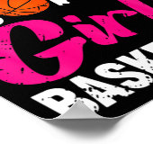 You Dont E Me I Coach Girls Basketball  Poster (Ecke)