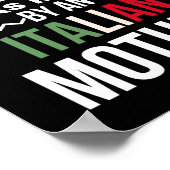 You Dont E Me I Was Raised An Italian Mother Poster (Ecke)