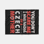 You Don't E Me I Was Raised By A Czech Mother Prem Fleecedecke (Vorderseite (Horizontal))