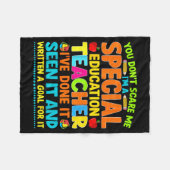 You Don't E Me I'm A Special Education Teacher Men Fleecedecke (Vorderseite (Horizontal))
