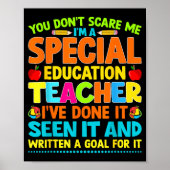 You Don't E Me I'm A Special Education Teacher Men Poster (Vorne)