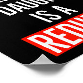 You Don't E Me My Daughter Is A Redhead Daughter F Poster (Ecke)