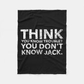 You Don't Know Jack Fleecedecke (Vorderseite)