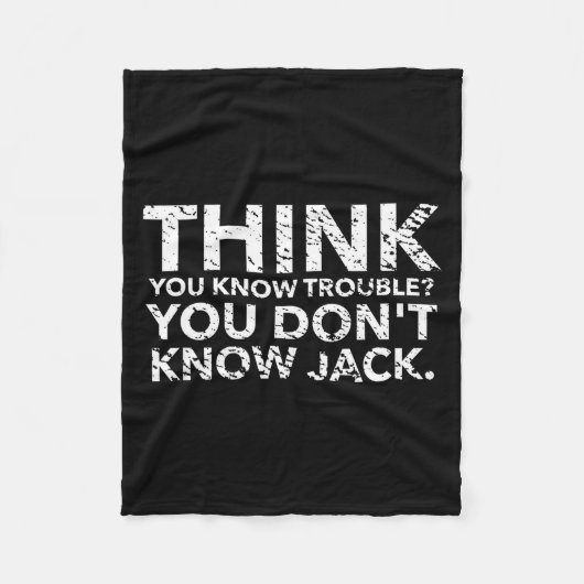 You Don't Know Jack Fleecedecke (Vorderseite)