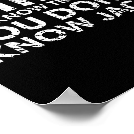 You Don't Know Jack  Poster (Ecke)