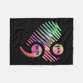 You Don't Let Your Story End Semicolon Fleecedecke (Vorderseite (Horizontal))