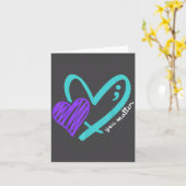 You Don't Let Your Story End Suicide Awareness  Karte (Gelbe Blume)