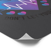 You Don't Let Your Story End Suicide Prevention  Poster (Ecke)