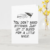You don't need stitches karte (Gelbe Blume)