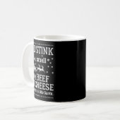 You Don't Smell Like Santa Funny Christmas Kaffeetasse (Vorderseite Links)