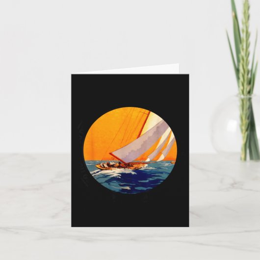 You Don't Stop Sailing When You Get Old Funny Old  Karte (Vorderseite)