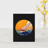 You Don't Stop Sailing When You Get Old Funny Old  Karte (Gelbe Blume)