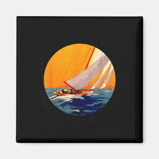 You Don't Stop Sailing When You Get Old Funny Old Magnet (Vorne)