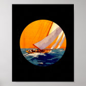 You Don't Stop Sailing When You Get Old Funny Old  Poster (Vorne)