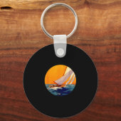 You Don't Stop Sailing When You Get Old Funny Old  Schlüsselanhänger (Vorderseite)