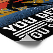 You Don't Stop Skiing When You Get Old Funny Skiin Poster (Ecke)