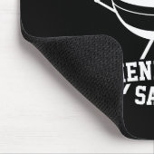 You Don't Win Friends With Salad - Funny  Mousepad (Ecke)