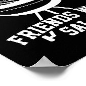 You Don't Win Friends With Salad - Funny Poster (Ecke)