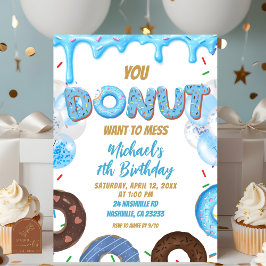 You Donut want to miss this birthday Invitation Einladung