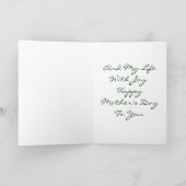 You Fill My Days With Color Karte (Innenseite)