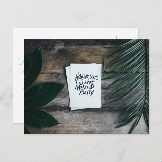 You fill my life with sweetness and love postkarte (Vorne/Hinten)