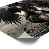 You find your strength in the experience of Pain Poster (Ecke)