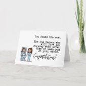 You Found The One Bride Funny Engagement Karte (Vorderseite)