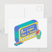 You get taken all the time for a fool postkarte (Vorne/Hinten)