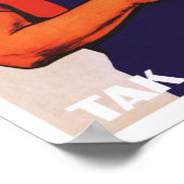 "You Get What You Work For" Soviet Poster (Ecke)