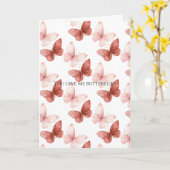 You Give Me Butterflies Love Karte (Gelbe Blume)