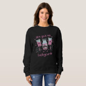 You Give Me Tachycardia ICU Nurse Pink Valentines  Sweatshirt (Vorne ganz)