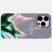 "You Glow" Abstrakte Blumenkunst Case-Mate iPhone Hülle (Rückseite (Horizontal))