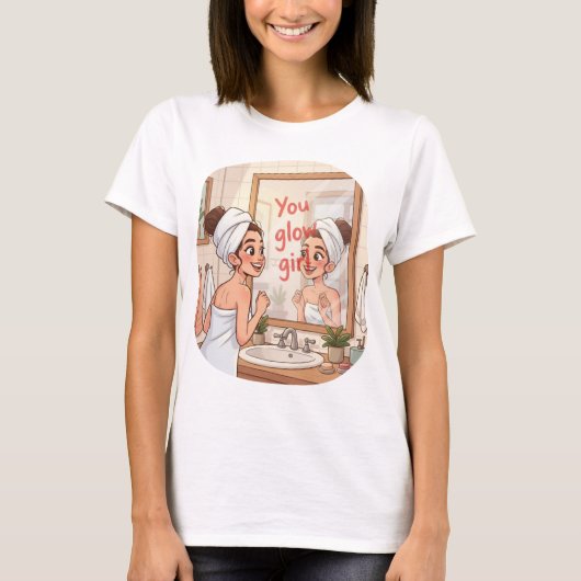 You Glow Girl – Self-Love Morning Ritual  T-Shirt (Vorderseite)