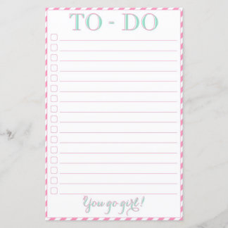 "You Go Girl - To-Do"-Liste