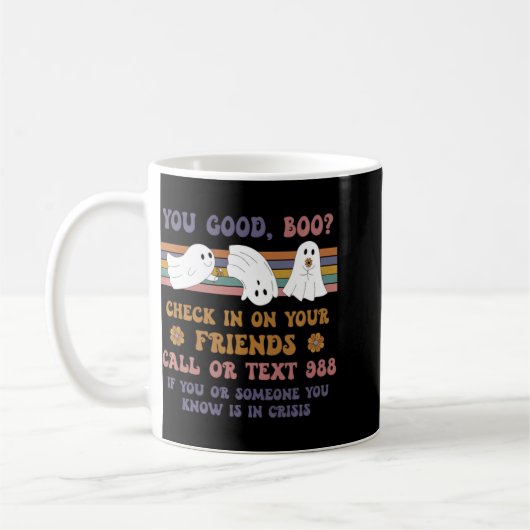 You Good Boo 988 Suicide And Crisis Lifeline Groov Kaffeetasse (Links)