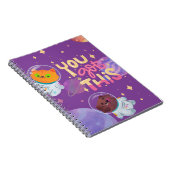 "You Got" Niedliches weltraumtaugliches Notebook Notizblock (Rechte Seite)