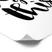 "You Got This" - Bold Minimalist Motivational Typo Poster (Ecke)