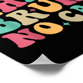 You Got This Bruh No Cap Funny Testing Day Teacher Poster (Ecke)