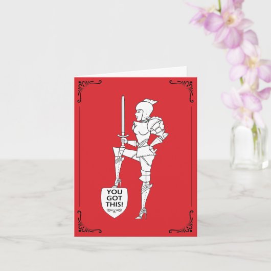 "YOU GOT THIS!"  Card Karte (Orchidee)
