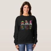 You Got This Gnomes Teacher Student Testing Day 2 Sweatshirt (Vorne ganz)