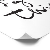 You got this Minimalist Motivational Inspirational Poster (Ecke)