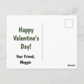 You Guac My World Valentine's Day Kid Friendly Postkarte (Rückseite)