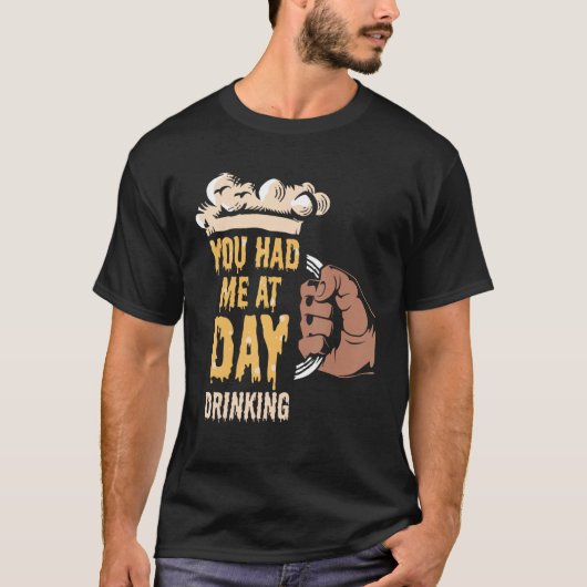 You Had Me At Day Drinking Retro Beach Cruise 7 T-Shirt (Vorderseite)