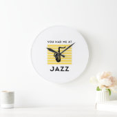 You had me at jazz große wanduhr (Zuhause)