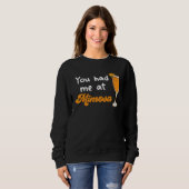 You Had Me At Mimosa Cocktail Drinks Champagne Dri Sweatshirt (Vorne ganz)