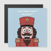 You Have a nut Allergy? Christmas Magnetkarte (Vorne/Hinten)