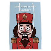 You Have a nut Allergy? Christmas Mittlere Geschenktüte (Rückseite)